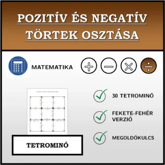 Tetrominó: Pozitív és negatív törtek osztása