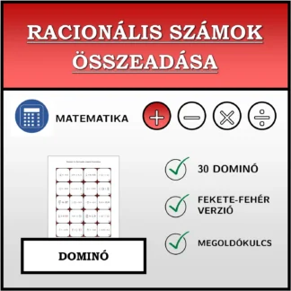 Dominó: Racionális számok összeadása