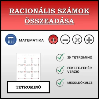 Tetrominó: Racionális számok összeadása