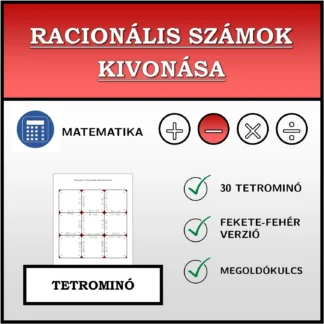 Tetrominó: Racionális számok kivonása