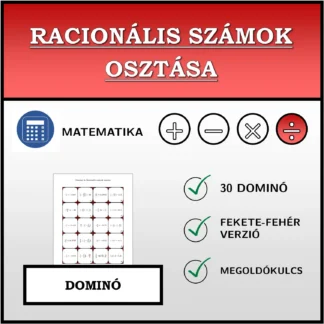 Dominó: Racionális számok osztása