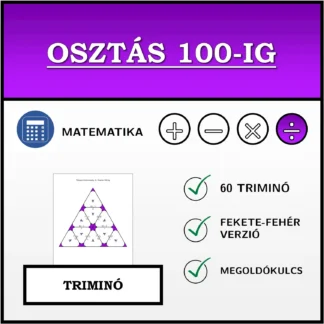 Triminó: Osztás 100-ig