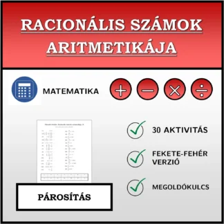 Párosító feladat: Racionális számok aritmetikája