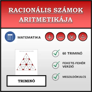 Triminó: Racionális számok aritmetikája