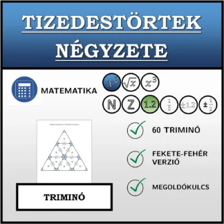 Triminó: Tizedestörtek négyzete