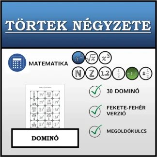Dominó: Törtek négyzete