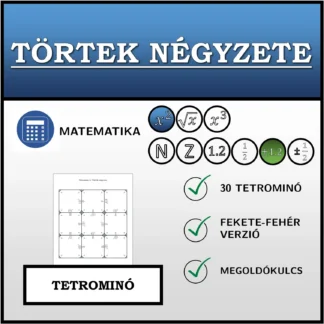 Tetrominó: Törtek négyzete