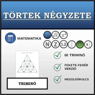 Triminó: Törtek négyzete