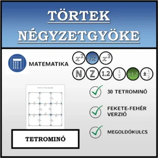 Tetrominó: Törtek négyzetgyöke